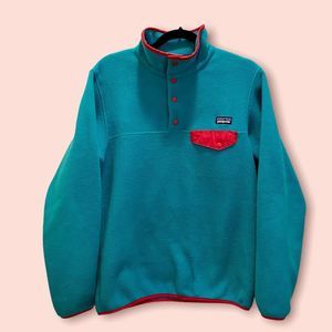 Patagonia Synchilla Snap-T Fleece Pullover Pink/Blue